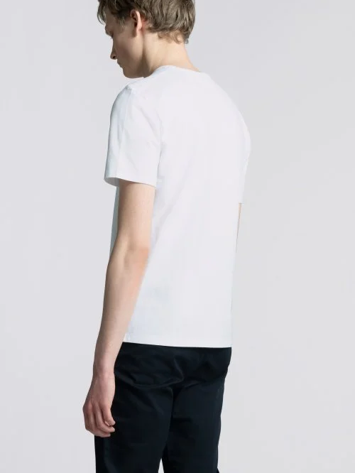 The T Shirt with Ribbed Neckline