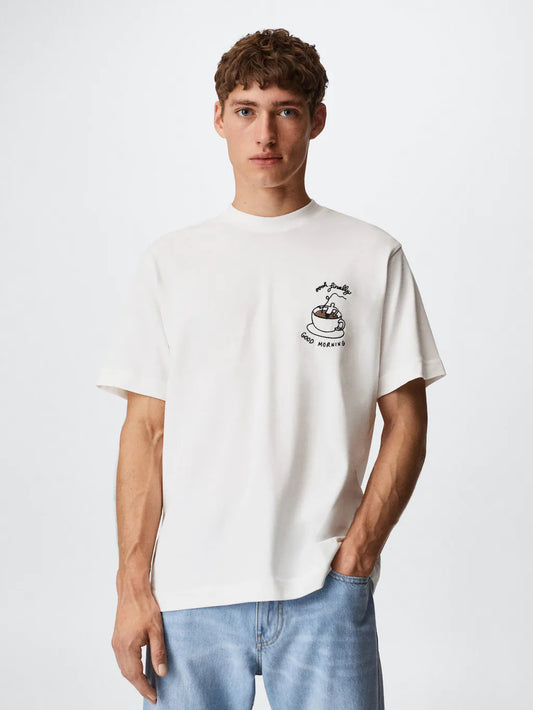 Printed Cotton-blend FERRANT T Shirt