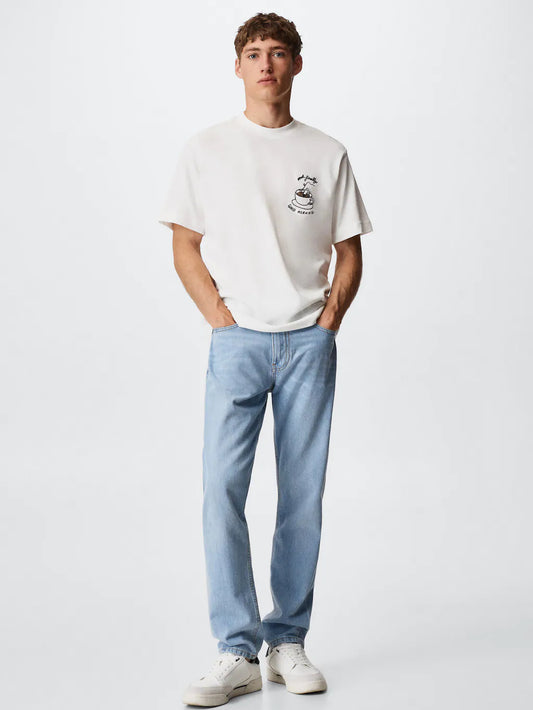 Printed Cotton-blend FERRANT T Shirt